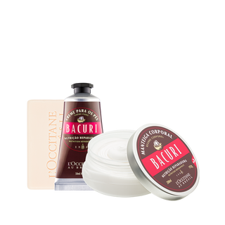 Combo Bacuri: Manteiga Corporal, Sabonete Cremoso e Creme para Pés